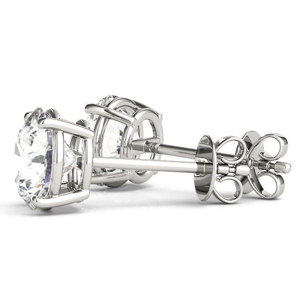 0.1-2.0ct Cluster Diamond Stud Earrings in Gold & in 10K/14K gold and platinum with certified lab-grown or natural diamonds