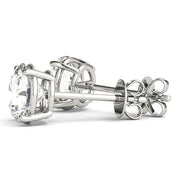 0.1-2.0ct Cluster Diamond Stud Earrings in Gold & in 10K/14K gold and platinum with certified lab-grown or natural diamonds