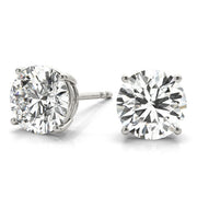 0.1-2.0ct Cluster Diamond Stud Earrings in Gold & in 10K/14K gold and platinum with certified lab-grown or natural diamonds
