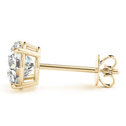 0.1-2.0ct Cluster Diamond Stud Earrings in Gold & in 10K/14K gold and platinum with certified lab-grown or natural diamonds