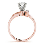 Classic Bypass Marquise Diamond Engagement Ring in 10K/14K gold and platinum with certified lab-grown or natural diamonds