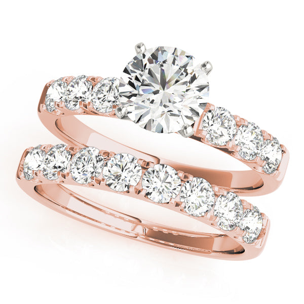 Signature Prong-Set Round Diamond Engagement Ring in 10K/14K gold and platinum with certified lab-grown or natural diamonds