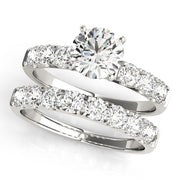 Signature Prong-Set Round Diamond Engagement Ring in 10K/14K gold and platinum with certified lab-grown or natural diamonds