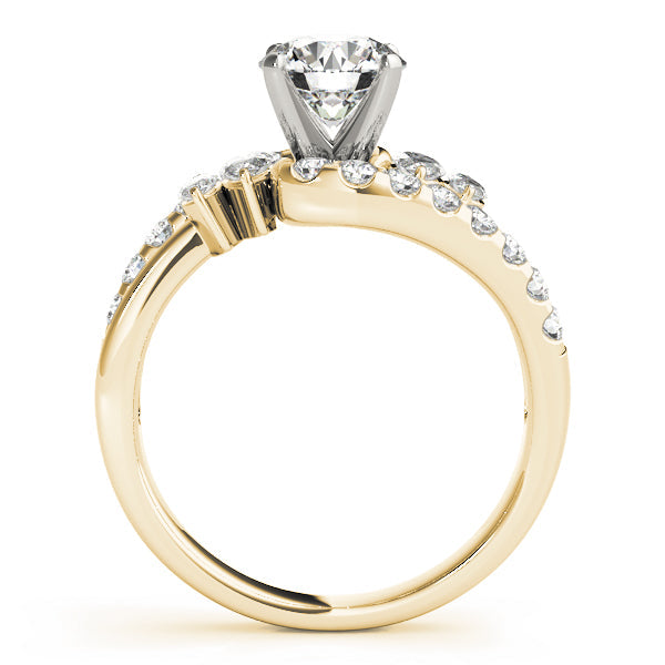 Celestial Fancy Shape Marquise Diamond Engagement Ring in 10K/14K gold and platinum with certified lab-grown or natural diamonds