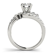 Celestial Fancy Shape Marquise Diamond Engagement Ring in 10K/14K gold and platinum with certified lab-grown or natural diamonds