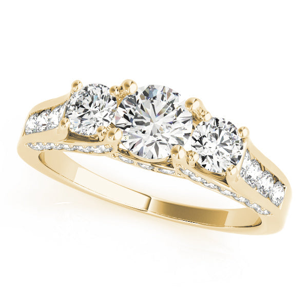 0.50 in 10K/14K gold and platinum with certified lab-grown or natural diamonds
