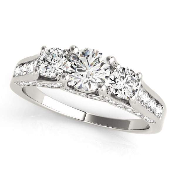 0.50 in 10K/14K gold and platinum with certified lab-grown or natural diamonds