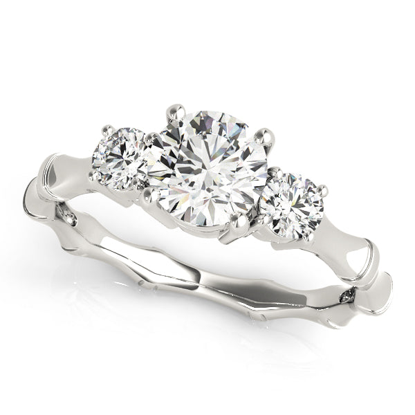 0.50 in 10K/14K gold and platinum with certified lab-grown or natural diamonds