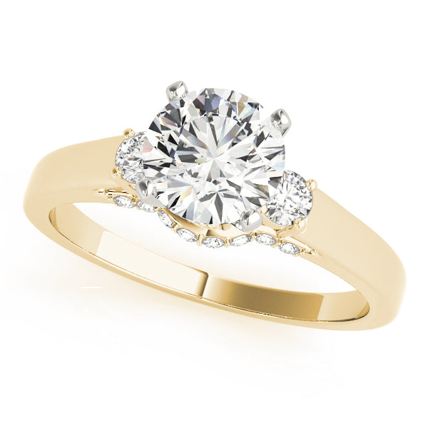 0.50 in 10K/14K gold and platinum with certified lab-grown or natural diamonds
