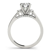 0.50 in 10K/14K gold and platinum with certified lab-grown or natural diamonds