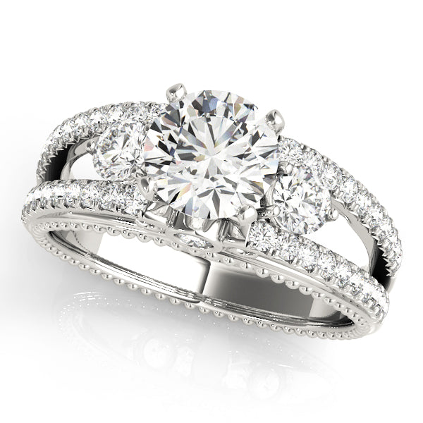 0.50 in 10K/14K gold and platinum with certified lab-grown or natural diamonds