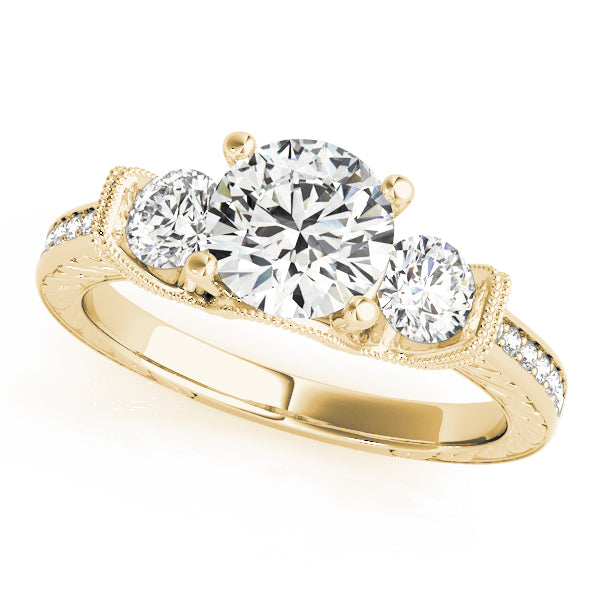 0.50 in 10K/14K gold and platinum with certified lab-grown or natural diamonds