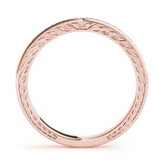 Prong Set Half Eternity Ring in Gold & Platinum