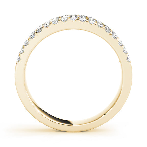Diamond Half Eternity Ring in Gold & Platinum