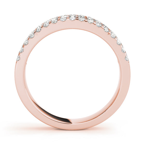 Diamond Half Eternity Ring in Gold & Platinum