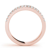 Diamond Half Eternity Ring in Gold & Platinum