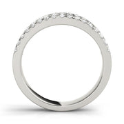 Diamond Half Eternity Ring in Gold & Platinum