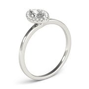 Heirloom Halo Marquise Diamond Engagement Ring in 10K/14K gold and platinum with certified lab-grown or natural diamonds