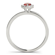 Heirloom Halo Marquise Diamond Engagement Ring in 10K/14K gold and platinum with certified lab-grown or natural diamonds