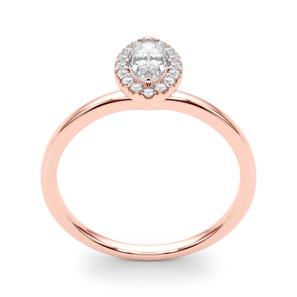 Heirloom Halo Marquise Diamond Engagement Ring in 10K/14K gold and platinum with certified lab-grown or natural diamonds