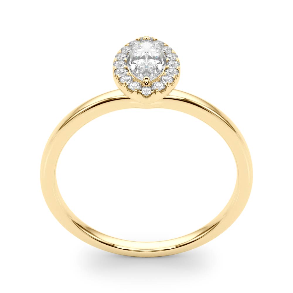Heirloom Halo Marquise Diamond Engagement Ring in 10K/14K gold and platinum with certified lab-grown or natural diamonds