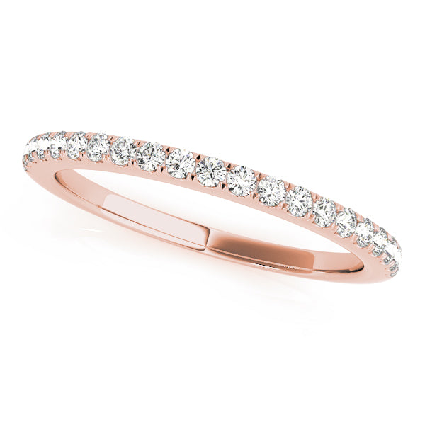 Diamond Half Eternity Ring in Gold & Platinum