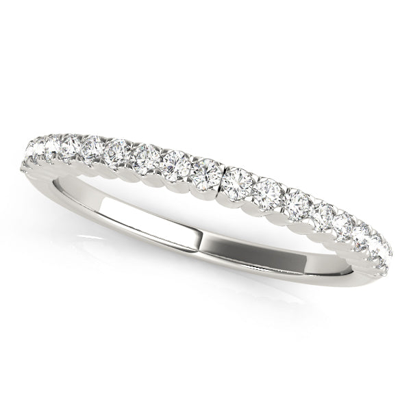Diamond Half Eternity Ring in Gold & Platinum