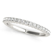 Diamond Half Eternity Ring in Gold & Platinum