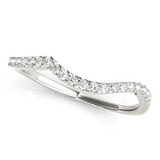 Diamond Half Eternity Ring in Gold & Platinum