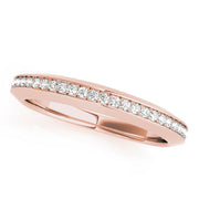 Diamond Half Eternity Ring in Gold & Platinum