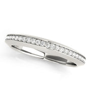 Diamond Half Eternity Ring in Gold & Platinum