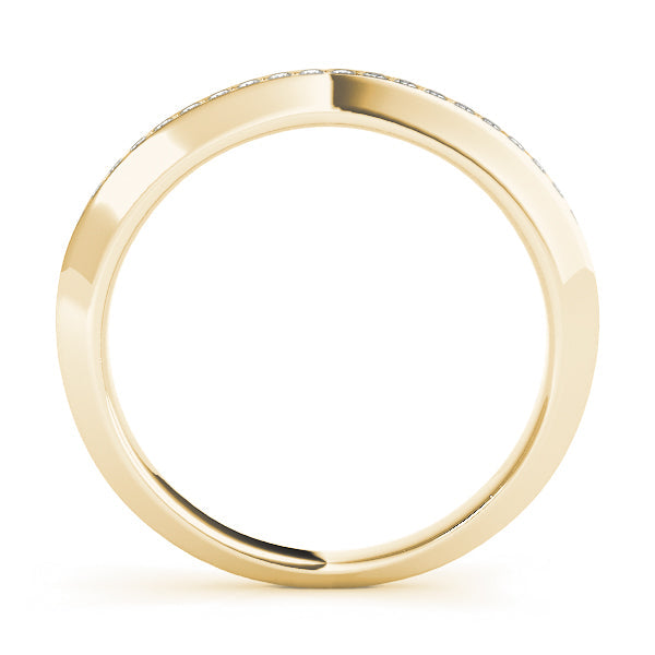 Diamond Half Eternity Ring in Gold & Platinum