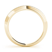 Diamond Half Eternity Ring in Gold & Platinum