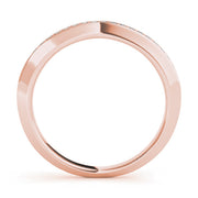 Diamond Half Eternity Ring in Gold & Platinum