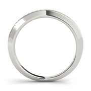 Diamond Half Eternity Ring in Gold & Platinum