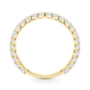 3/4 Full Eternity Ring in Gold & Platinum