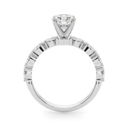 Noble Remountring Marquise Diamond Engagement Ring in 10K/14K gold and platinum with certified lab-grown or natural diamonds
