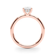 Heirloom Hidden Halo Oval Engagement Ring Oval Diamond Engagement Ring in 10K/14K gold and platinum with certified lab-grown or natural diamonds