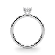 Luxe Hidden Halo Ec Engagement Ring Emerald Diamond Engagement Ring in 10K/14K gold and platinum with certified lab-grown or natural diamonds