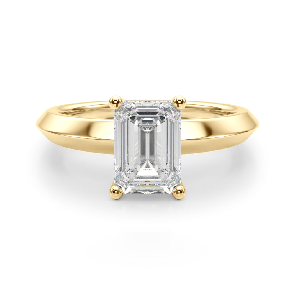 Romantic Ov Center Mq & Rd Sides Oval Diamond Engagement Ring â€” 10K/14K Gold & Platinum