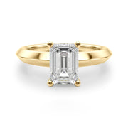 Romantic Ov Center Mq & Rd Sides Oval Diamond Engagement Ring â€” 10K/14K Gold & Platinum