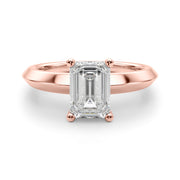 Romantic Ov Center Mq & Rd Sides Oval Diamond Engagement Ring â€” 10K/14K Gold & Platinum