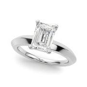 Romantic Ov Center Mq & Rd Sides Oval Diamond Engagement Ring â€” 10K/14K Gold & Platinum