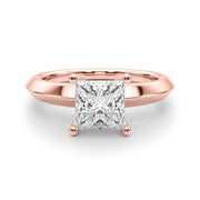 Romantic Ov Center Mq & Rd Sides Oval Diamond Engagement Ring â€” 10K/14K Gold & Platinum