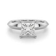 Romantic Ov Center Mq & Rd Sides Oval Diamond Engagement Ring â€” 10K/14K Gold & Platinum