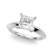 Romantic Ov Center Mq & Rd Sides Oval Diamond Engagement Ring â€” 10K/14K Gold & Platinum