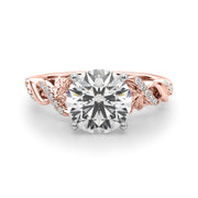 Dazzling Center Oval Diamond Engagement Ring â€” 10K/14K Gold & Platinum