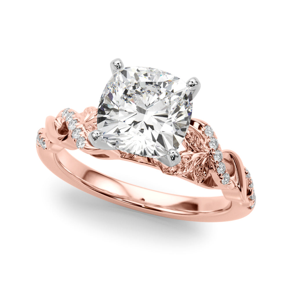 Dazzling Center Oval Diamond Engagement Ring â€” 10K/14K Gold & Platinum