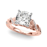 Dazzling Center Oval Diamond Engagement Ring â€” 10K/14K Gold & Platinum