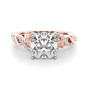 Dazzling Center Oval Diamond Engagement Ring â€” 10K/14K Gold & Platinum